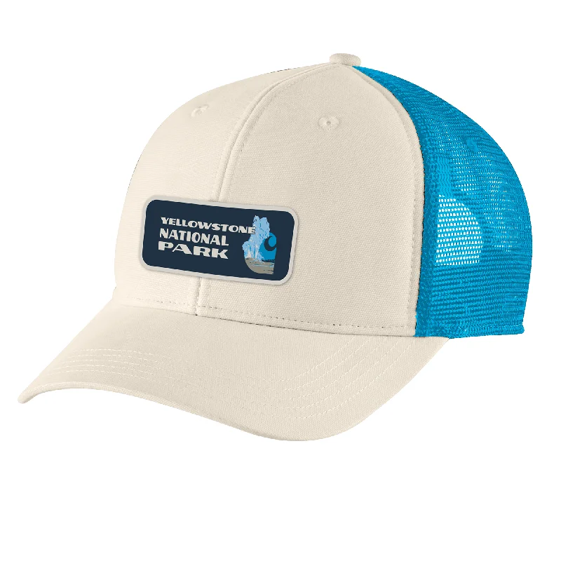 Canvas Yellowstone National Park Patch Cap