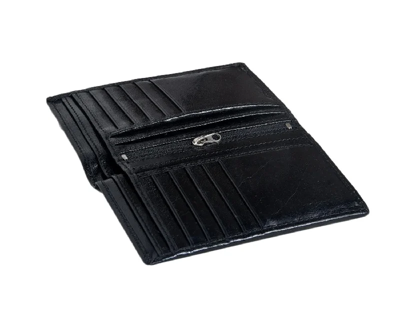 Celtic Black Color Pure Leather Wallet For Men, Art:- LA-1394