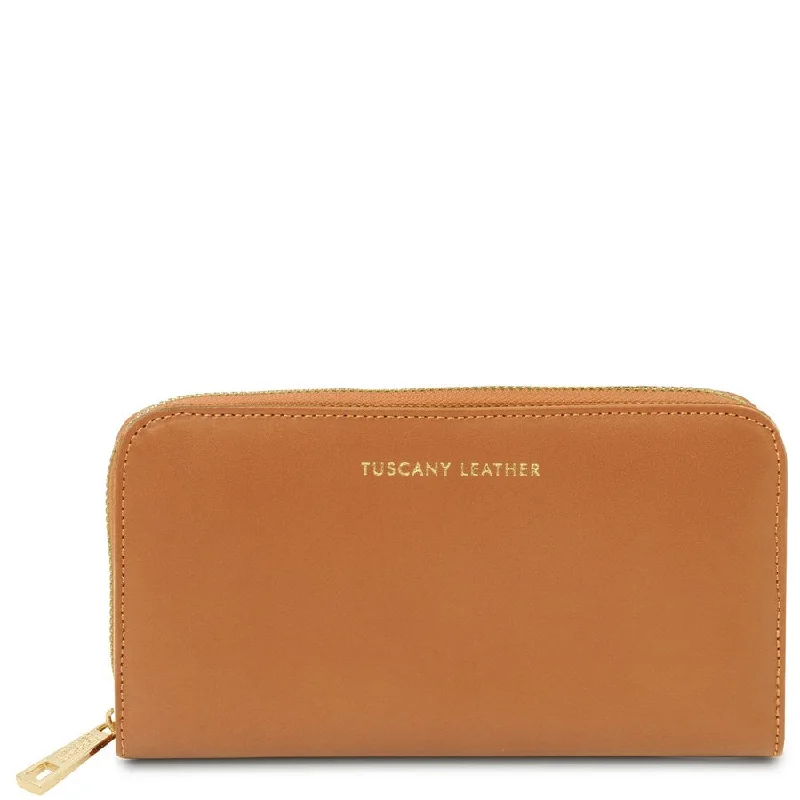 Venere Leather Accordion Wallet