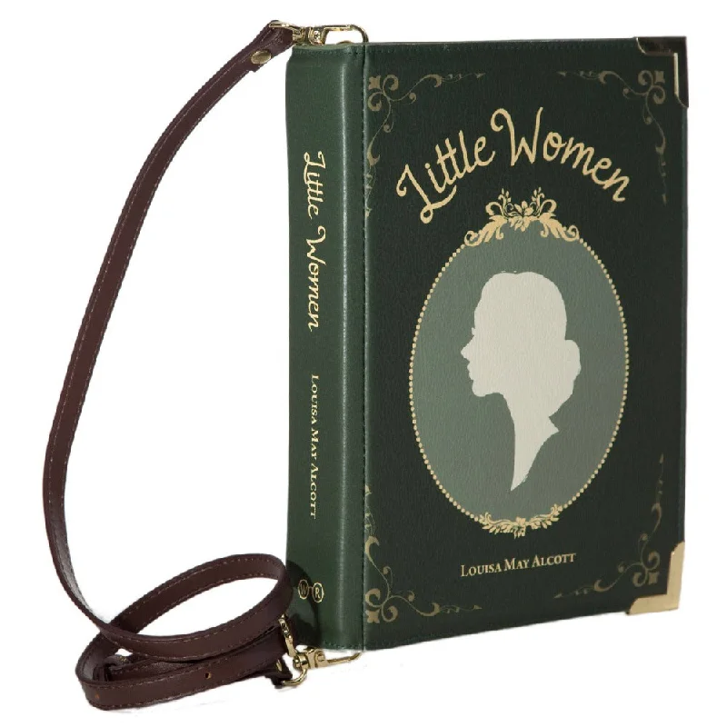 Little Women Green Book Art Handbag