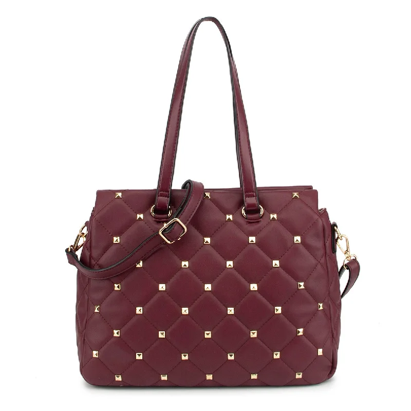 LYDC Stud Pattern Stylish Handbag