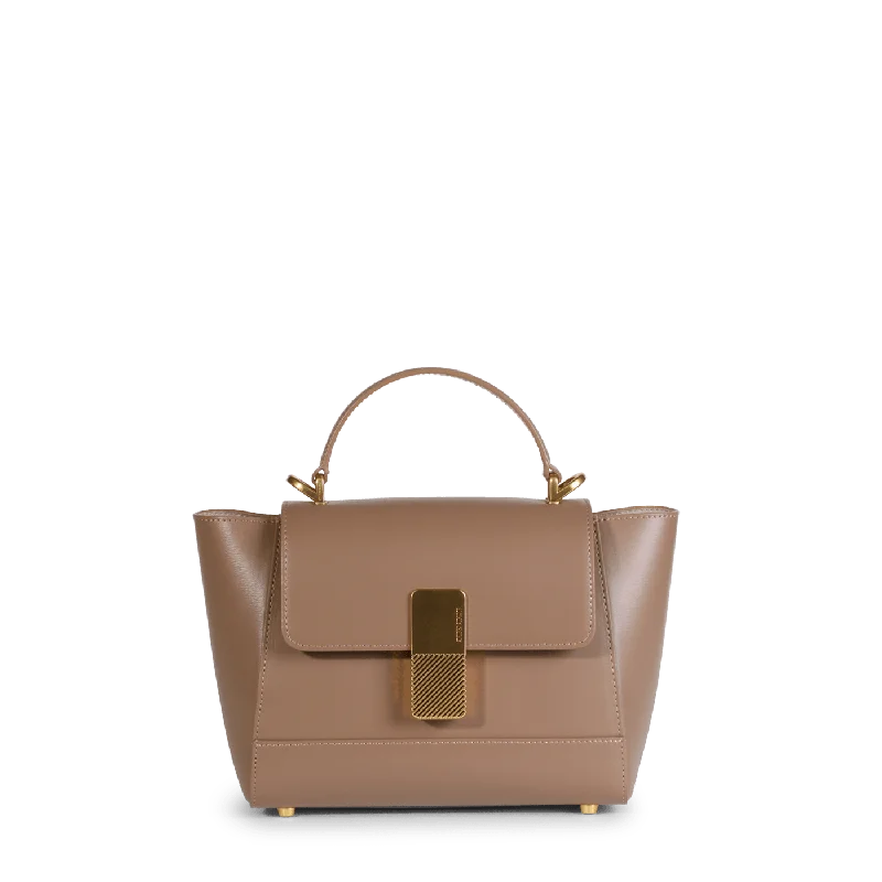 Mini Marly Gold Edition - Taupe Box Leather