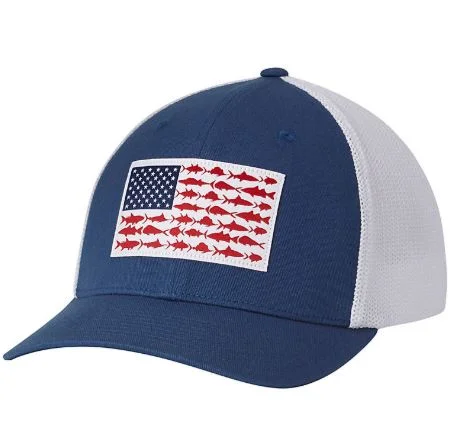 PFG Fish Flag Mesh Ball FlexFit Cap - (High Crown)