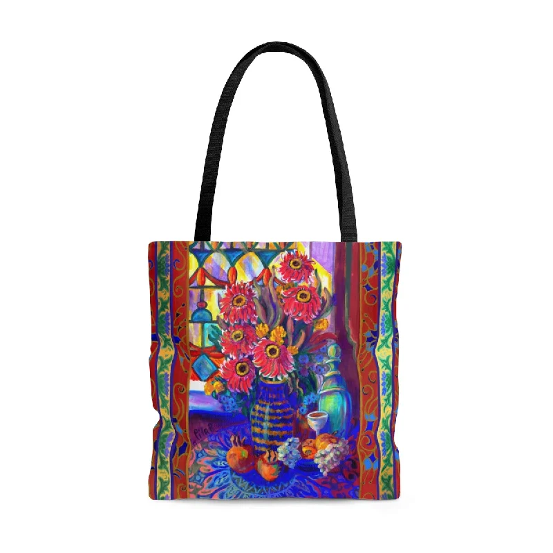 Tote Bag - ""Kitchen Zinneas""