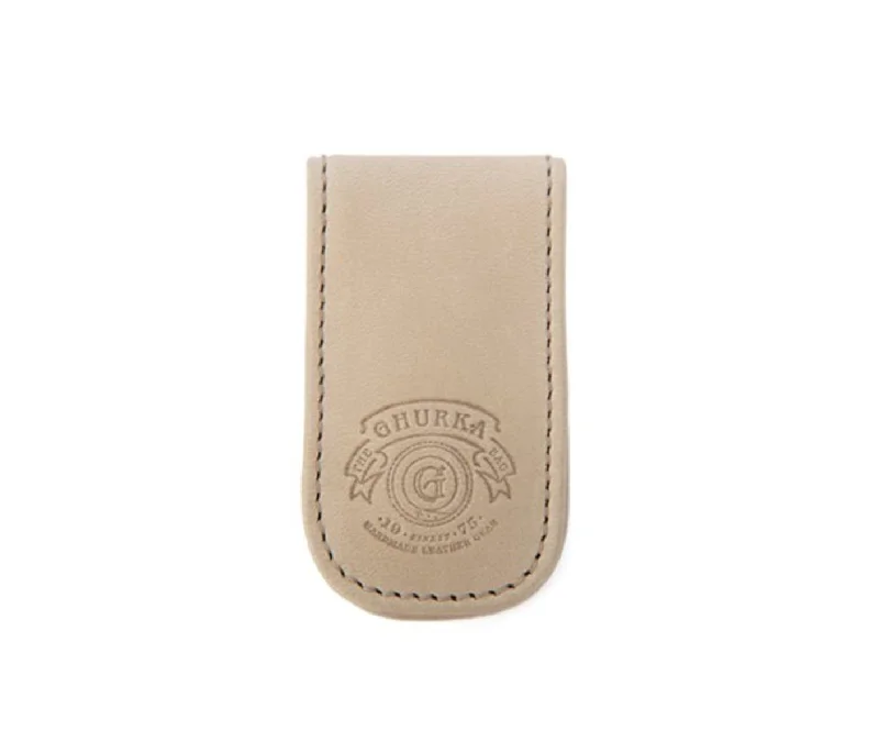 Magnetic Money Clip No. 134 | Sand Leather