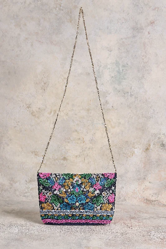 Tapestry Beaded Bag